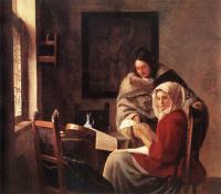 Vermeer, Jan - Girl Interrupted at Her Music